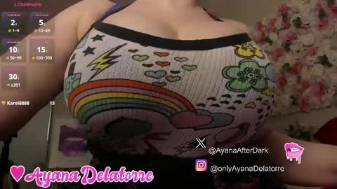 Snapshot of queenayana chatting on 30, 5, 2026 Ayana Delatorre online show from 30, 5, 2026