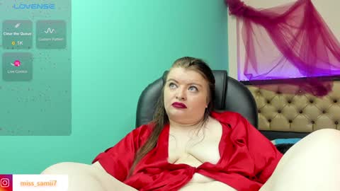 Snapshot of queensami7 chatting on 17, 1, 2025 Samantha online show from 17, 1, 2025