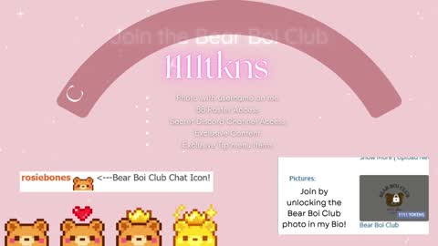 Snapshot of rosiebones chatting on 18, 12, 2025 Rosie Bones online show from 18, 12, 2025