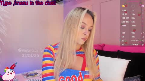 SaraAvila  online show from 31, 1, 2025