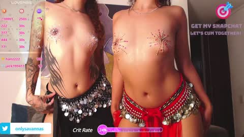 Savannaredhair 33 Angelebony33 online show from 10, 12, 2024