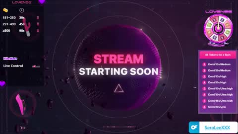 SeraLeeXXX online show from 25, 11, 2025