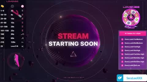 SeraLeeXXX online show from 25, 7, 2026