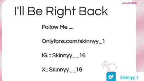 Skinnyy   online show from 1, 6, 2026