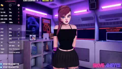 Snapshot of skyeanette chatting on 17, 5, 2026 SkyeAnette online show from 17, 5, 2026
