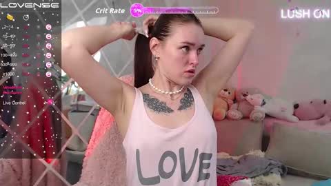 Snapshot of superhotgirlhere chatting on 5, 10, 2025 Sweet Anna online show from 5, 10, 2025