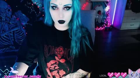 Snapshot of terror_candy chatting on 26, 1, 2025 CRY BABY online show from 26, 1, 2025