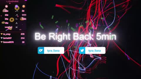 Snapshot of tyra_liana chatting on 11, 3, 2025 Tyra Liana online show from 11, 3, 2025