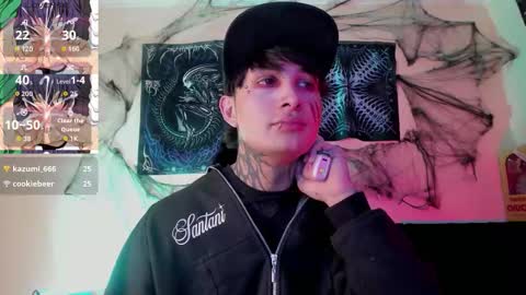 Snapshot of vampiredavyd chatting on 10, 10, 2025 david guzman i model independenthelp me with a thumbs up online show from 10, 10, 2025
