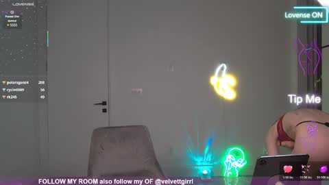 VelvetTGirl online show from 8, 4, 2026