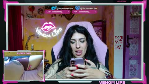 VenomLips online show from 9, 10, 2025