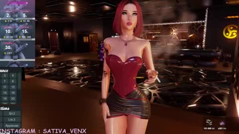 Snapshot of venussativaa chatting on 22, 9, 2025 call me Sativaa online show from 22, 9, 2025