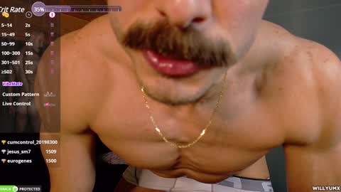 Snapshot of willyumx chatting on 11, 1, 2025 William Miguel online show from 11, 1, 2025