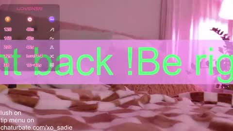 Xo Sadie online show from 23, 6, 2026