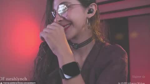 Snapshot of zarahlynch chatting on 15, 11, 2025 Miss Lynch Next show 2911 online show from 15, 11, 2025