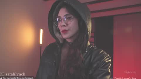 Snapshot of zarahlynch chatting on 16, 11, 2025 Miss Lynch Next show 2911 online show from 16, 11, 2025