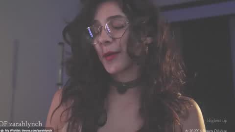 Snapshot of zarahlynch chatting on 1, 12, 2025 Miss Lynch Next show 2911 online show from 1, 12, 2025