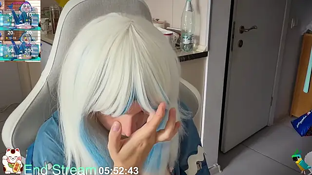 Snapshot of ShiroiFubuki chatting on 7, 7, 2026 ShiroiFubuki online show from 7, 7, 2026