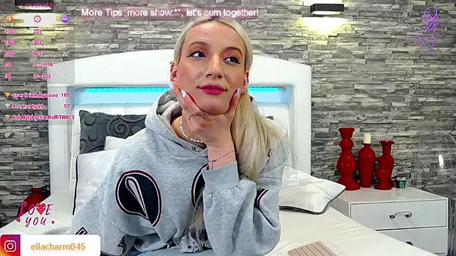 Ella Charm online show from 20, 2, 2025