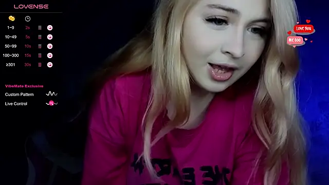 shy blondiee online show from 4, 10, 2025