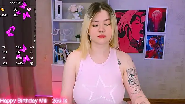 cutie mili online show from 24, 1, 2025