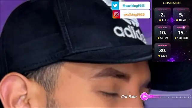 AxelKing1326 online show from 5, 3, 2025
