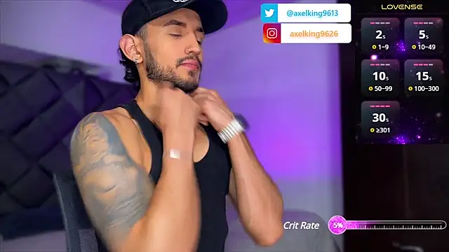 AxelKing1326 online show from 5, 3, 2025
