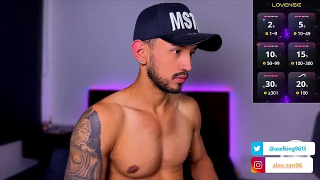 AxelKing1326 online show from 8, 9, 2025