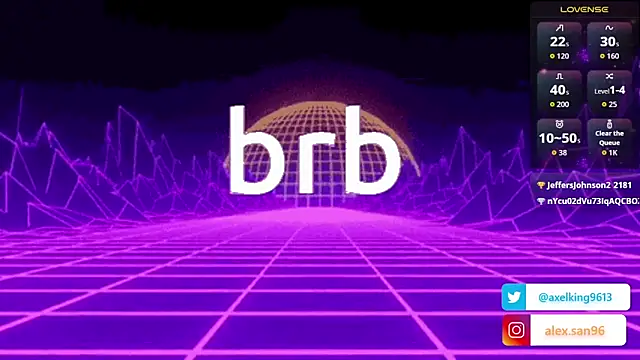 AxelKing1326 online show from 12, 10, 2025