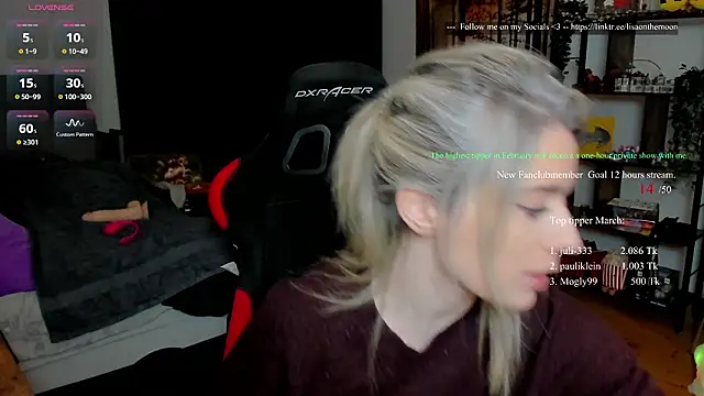 Lisaonthemoon online show from 6, 3, 2026