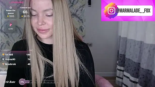 Snapshot of Marmalade_Fox chatting on 21, 7, 2026 Marmalade Fox online show from 21, 7, 2026