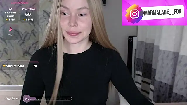 Snapshot of Marmalade_Fox chatting on 26, 7, 2026 Marmalade Fox online show from 26, 7, 2026