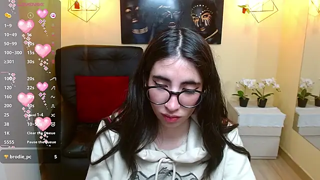 Snapshot of LenaRoses chatting on 4, 1, 2025 LenaRoses online show from 4, 1, 2025