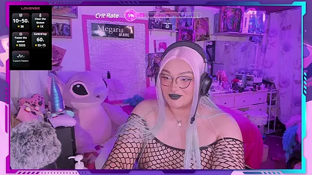 Snapshot of MegariaB chatting on 14, 2, 2025 MegariaB online show from 14, 2, 2025