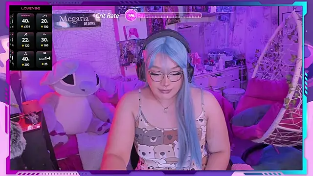 Snapshot of MegariaB chatting on 25, 2, 2025 MegariaB online show from 25, 2, 2025