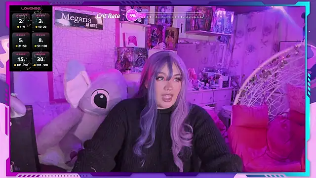 Snapshot of MegariaB chatting on 7, 3, 2025 MegariaB online show from 7, 3, 2025