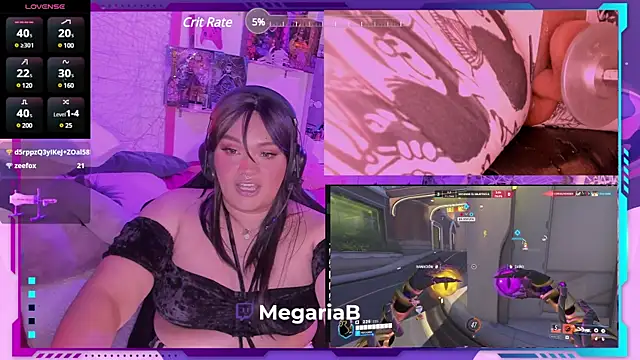 Snapshot of MegariaB chatting on 10, 3, 2025 MegariaB online show from 10, 3, 2025