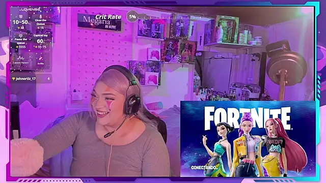 Snapshot of MegariaB chatting on 7, 10, 2025 MegariaB online show from 7, 10, 2025