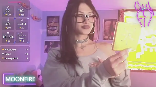 moonfiredancer online show from 12, 1, 2025