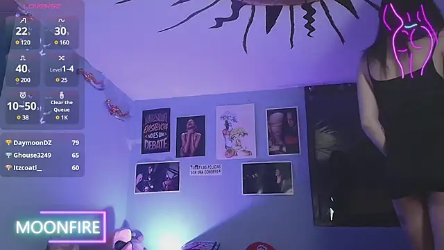 moonfiredancer online show from 13, 1, 2025