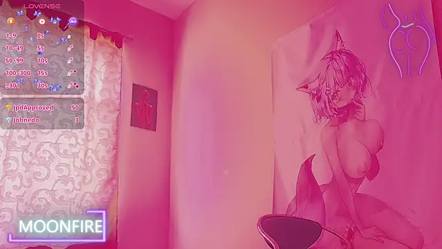 moonfiredancer online show from 28, 2, 2025