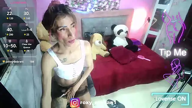 roxy roxxan online show from 1, 3, 2025