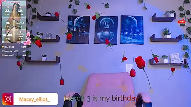 macey elliot  online show from 26, 2, 2025