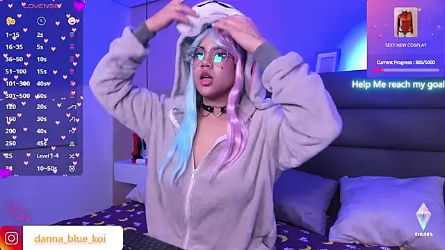 blue koi online show from 2, 1, 2025