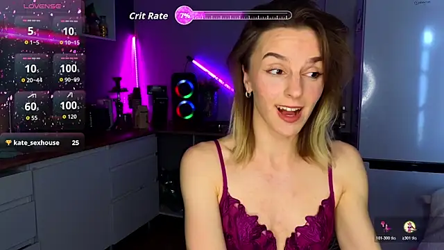 Kate Sex House online show from 2, 7, 2026
