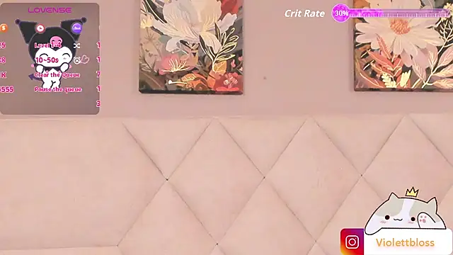 Violettbloss online show from 24, 10, 2025