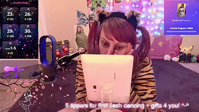 BabyZelda online show from 2, 2, 2026