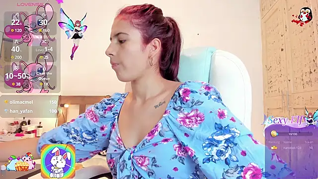 Snapshot of Dalila-1x chatting on 8, 1, 2025 Dalila-1x online show from 8, 1, 2025