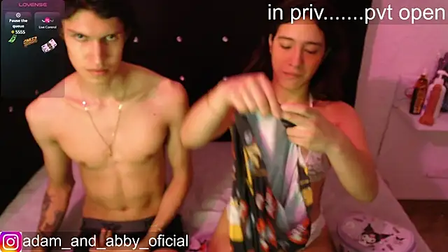 Snapshot of Adam_and_abby chatting on 12, 1, 2025 Adam and abby online show from 12, 1, 2025
