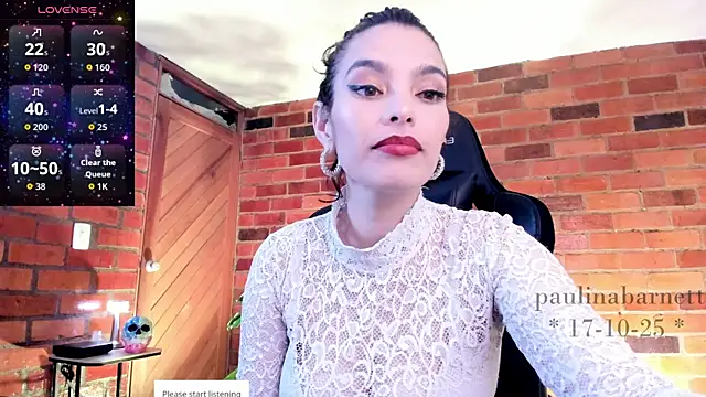 Snapshot of paulinabarnett- chatting on 17, 10, 2025 paulinabarnett- online show from 17, 10, 2025